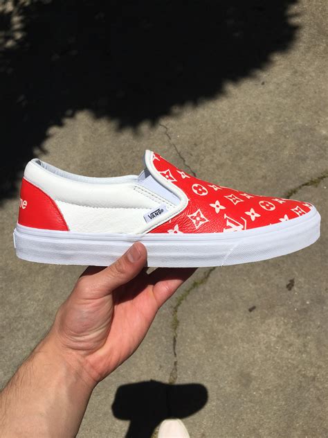 supreme louis vuitton shoes vans|Louis Vuitton supreme raincoat.